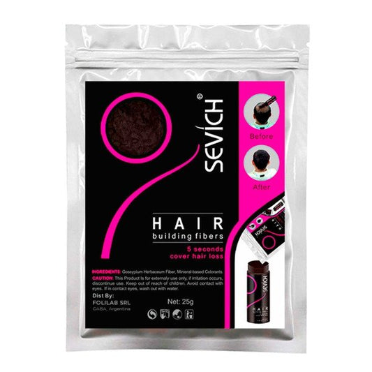 Recarga 25g Fibras Capilares Sevich - Cabello en Polvo