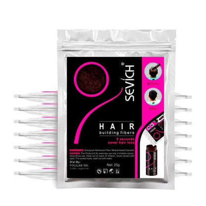 MEGA Recarga 200g Fibras Capilares Sevich - Hair Building Fibers